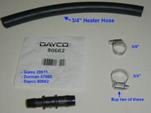 Heater Hose Repair Kit