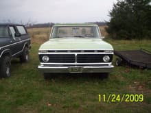 F100, after painting grille black.