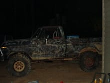 The Camoflage Truck Right after a set of 38 inch tires.