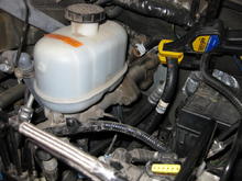 Power Steering Filter return hose from hydroboost