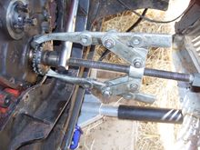 the 327 sprocket had trouble removing