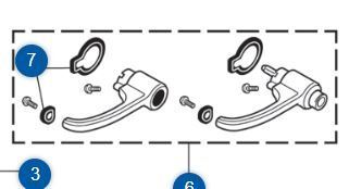 Chevy Door Handles Set 52-55