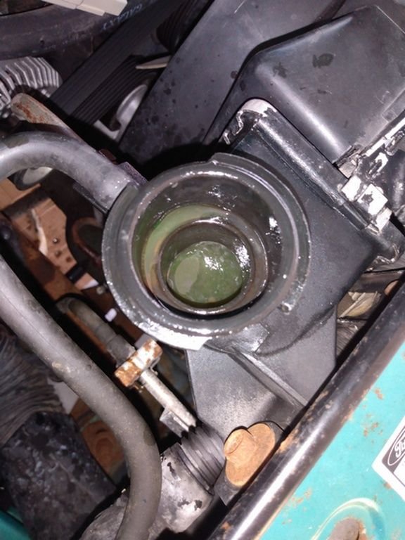 Oil or ATF fluid in radiator? Ford Truck Enthusiasts Forums
