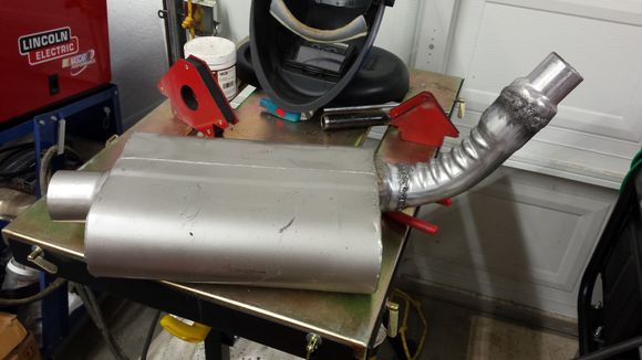 New exhaust system.