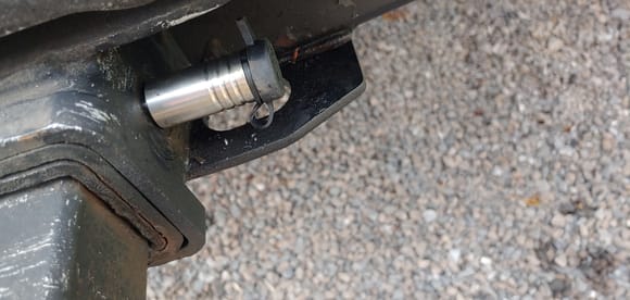 I believe it took 4 full turns to screw in the lock bolt. 