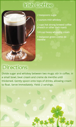 Yes indeed! Coffee, with an Irish twist.