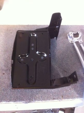 Battery tray was is awesome shape.  Powder Coated it should last a long time.