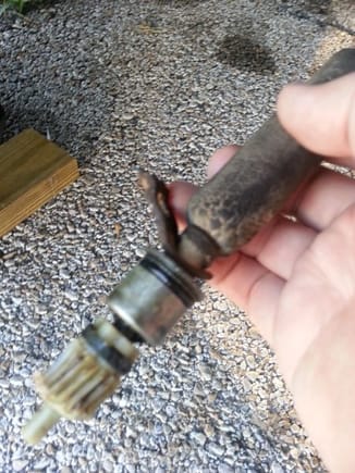 tranny end of a speedo cable from a 1975 f100