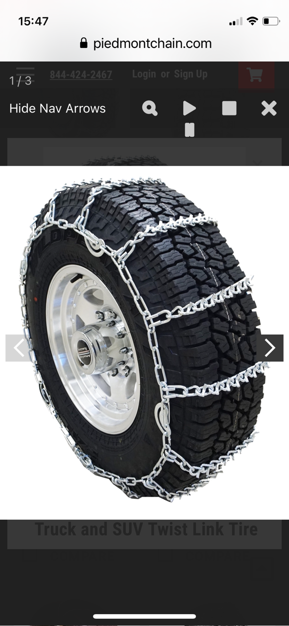 Tire Chains Ford Truck Enthusiasts Forums
