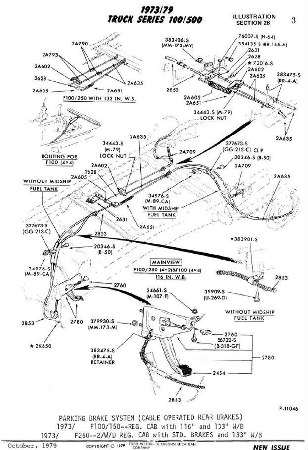 parking brake linkage 74 f250 4x4 Ford Truck Enthusiasts Forums