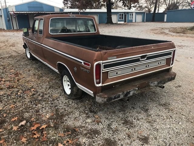 1974 Ford F-100 - 1974 FORD F100 SUPER CAB 2WD - Used - VIN F10YKU64467000000 - 8 cyl - 2WD - Automatic - Truck - Brown - Highland, AR 72542, United States