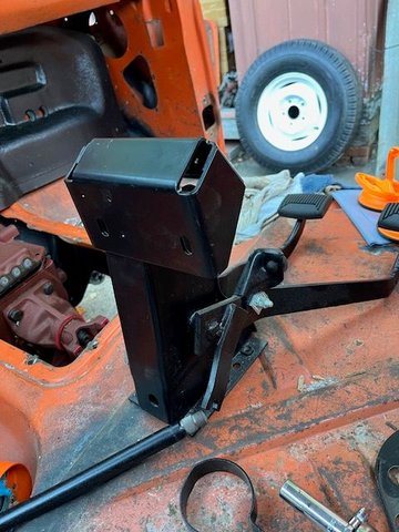 Pedal assembly waiting its turn