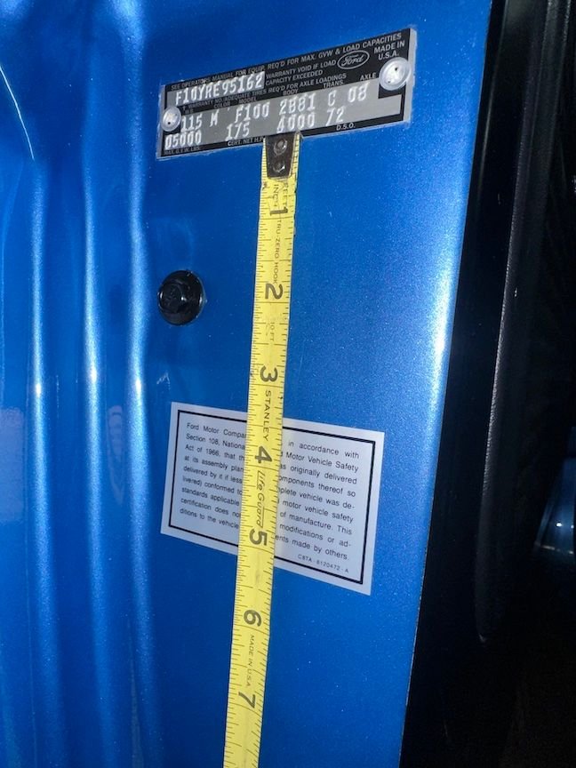 Driver Door Jamb Sticker? Ford Truck Enthusiasts Forums