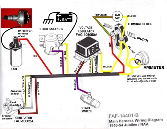 A little wiring help - Ford Truck Enthusiasts Forums 1953 ford 9n wiring diagram with alternator 