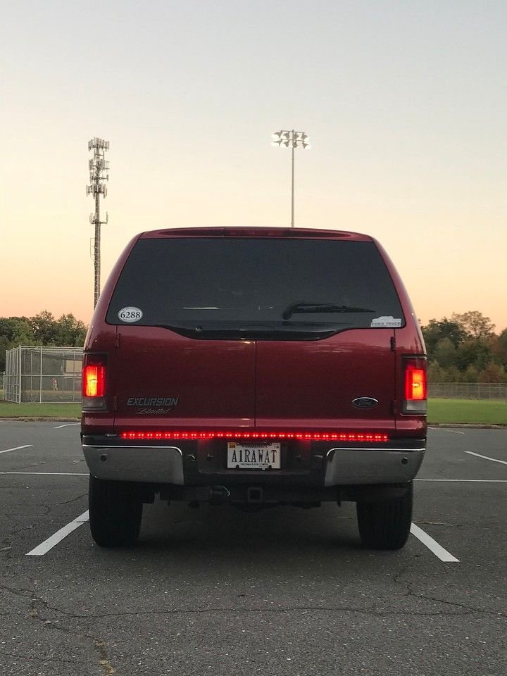 Rear bumper compared to super duty Ford Truck 