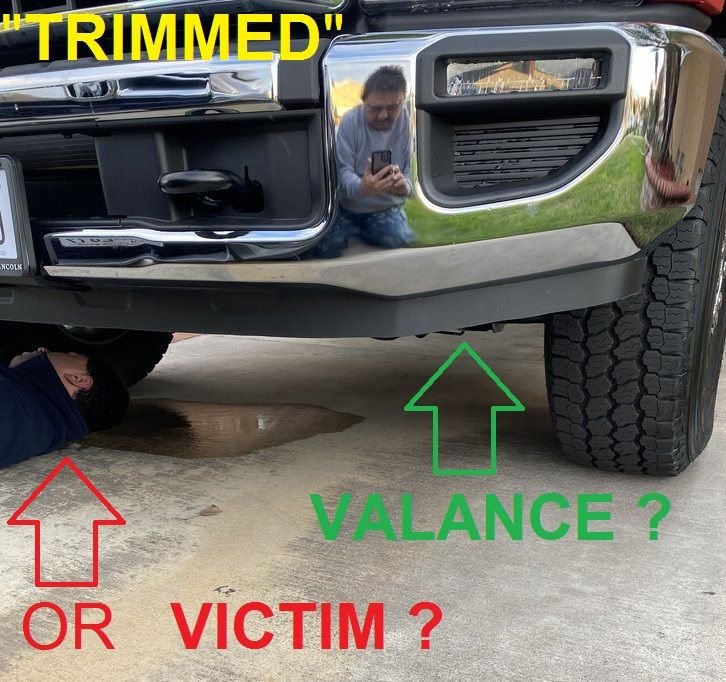 Tremor VS. 2WD Front Air Dam Valance Chin Spoiler PART's Difference