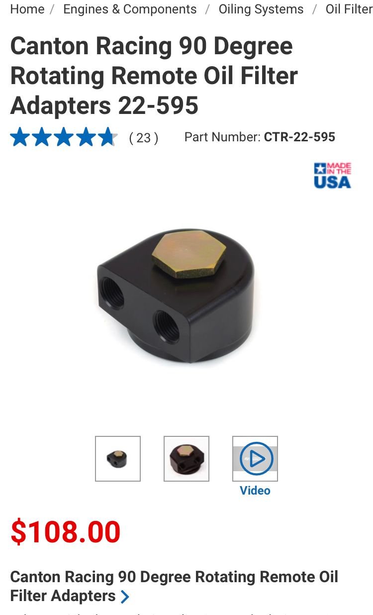 Oil cooler delete on a 1992 460 Ford Truck Enthusiasts Forums