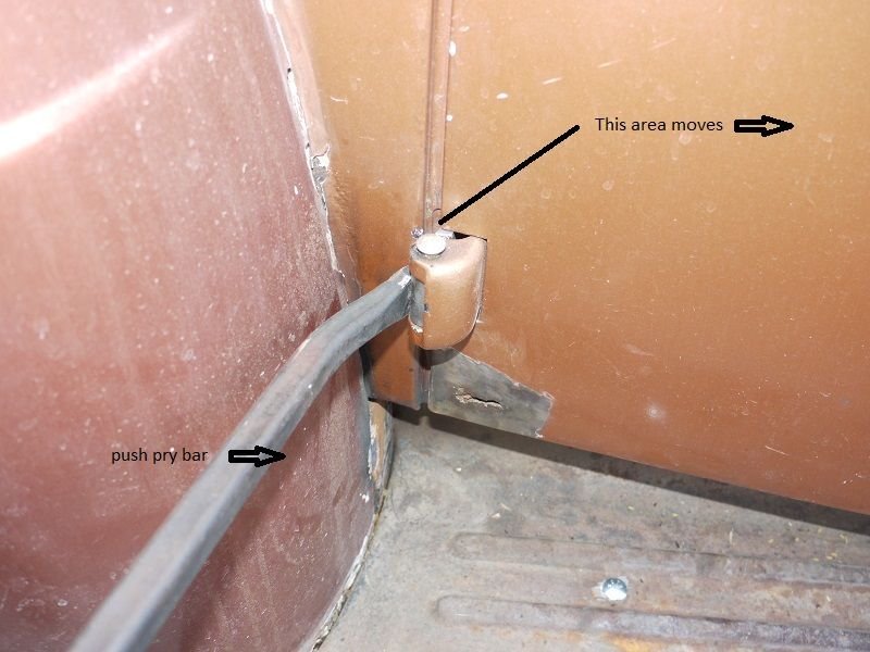 Driver Door "Thumpin" Over Rough Road. Hidden Cracks in Cab? Ford