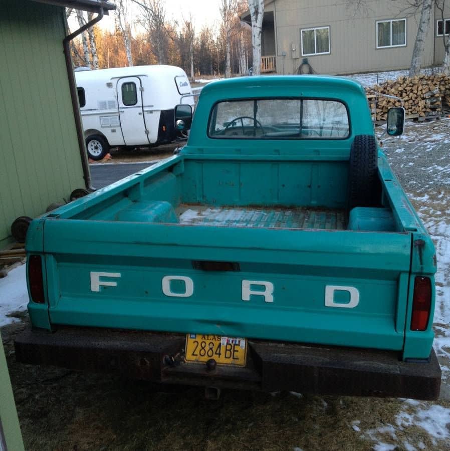 1965 Ford F-100 - 1965 F100 Long Bed 2wd Project - Used - VIN F10JK687485 - 6 cyl - 2WD - Manual - Truck - Wasilla, AK 99654, United States