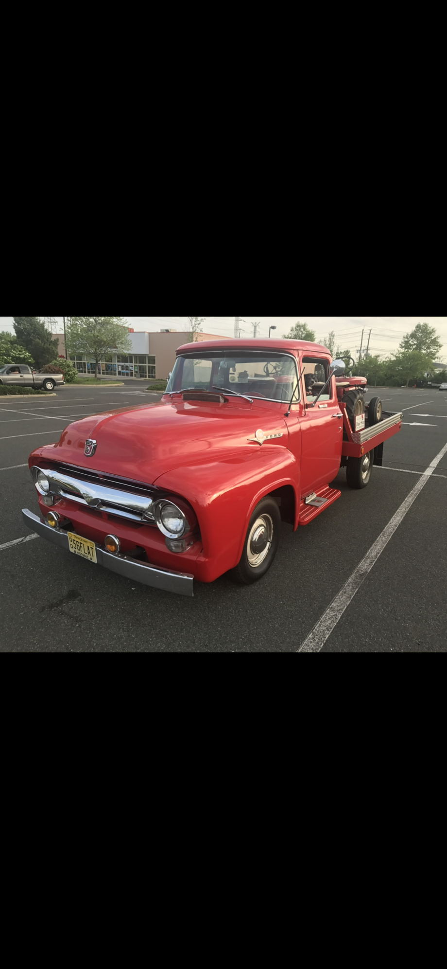 1956 Ford F-100 - 1956 Ford F100 Flatbed - Used - VIN F25V6R20082 - 8 cyl - 2WD - Manual - Truck - Red - South Amboy, NJ 08879, United States