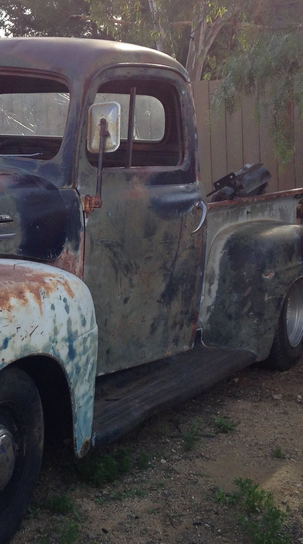 faux patina truck