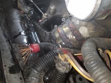 Theres a fitting below these harnesses that looks like it could be the culprit. 
Is tge HPOP oil cycled from the crankcase or is it seperate oil? When I started it, the truck sounded really rough, started to level out but still a bit scary. I hope i didnt break something.

Any thoughts is appreciated
