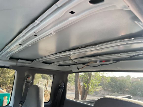 Overall picture of interior roof