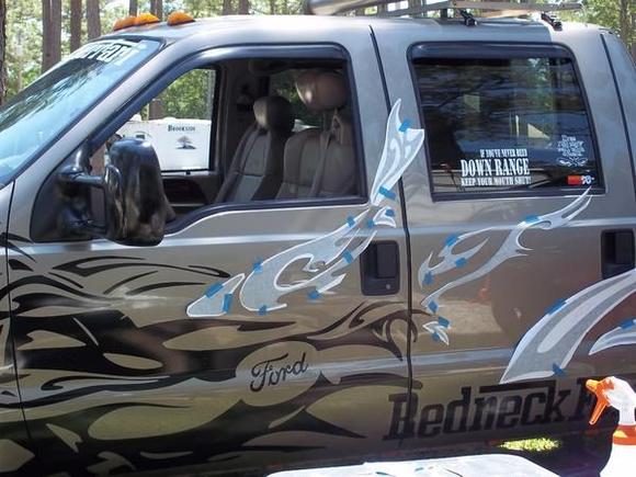 new vinyal on f350 drivers side