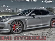 360 Wraps Remi Ayodele Porsche Panamera Matte Silver Vehicle wrap slide