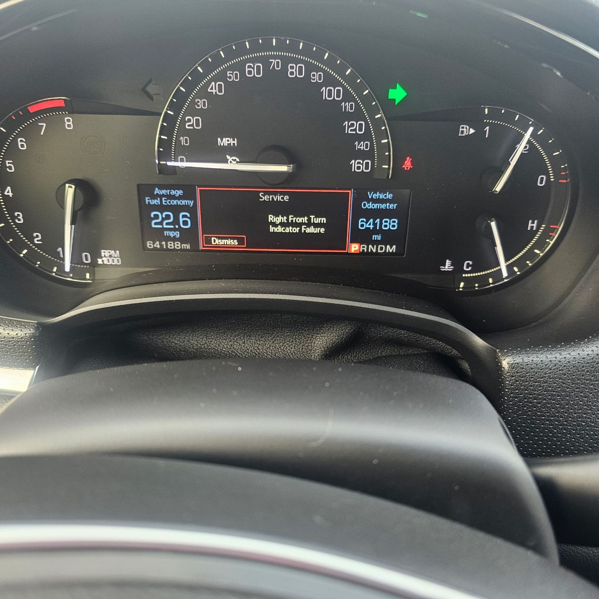 This pops up when the right blinker is turned on. The blinker blinks fast when that pops up. The previous owner had to put a new headlight assembly in. The assembly is aftermarket one. It'* there any ways to test if the headlight assembly is bad or if it'* a different problem causing the fast blink. 2018 Cadillac xts 