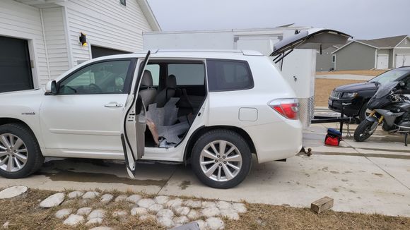 The 30kWh of LFP weigh about 1000lbs but the additional weight doesn't seem to effect the suspension much. I'm looking into options for air suspension with the EV conversion. 