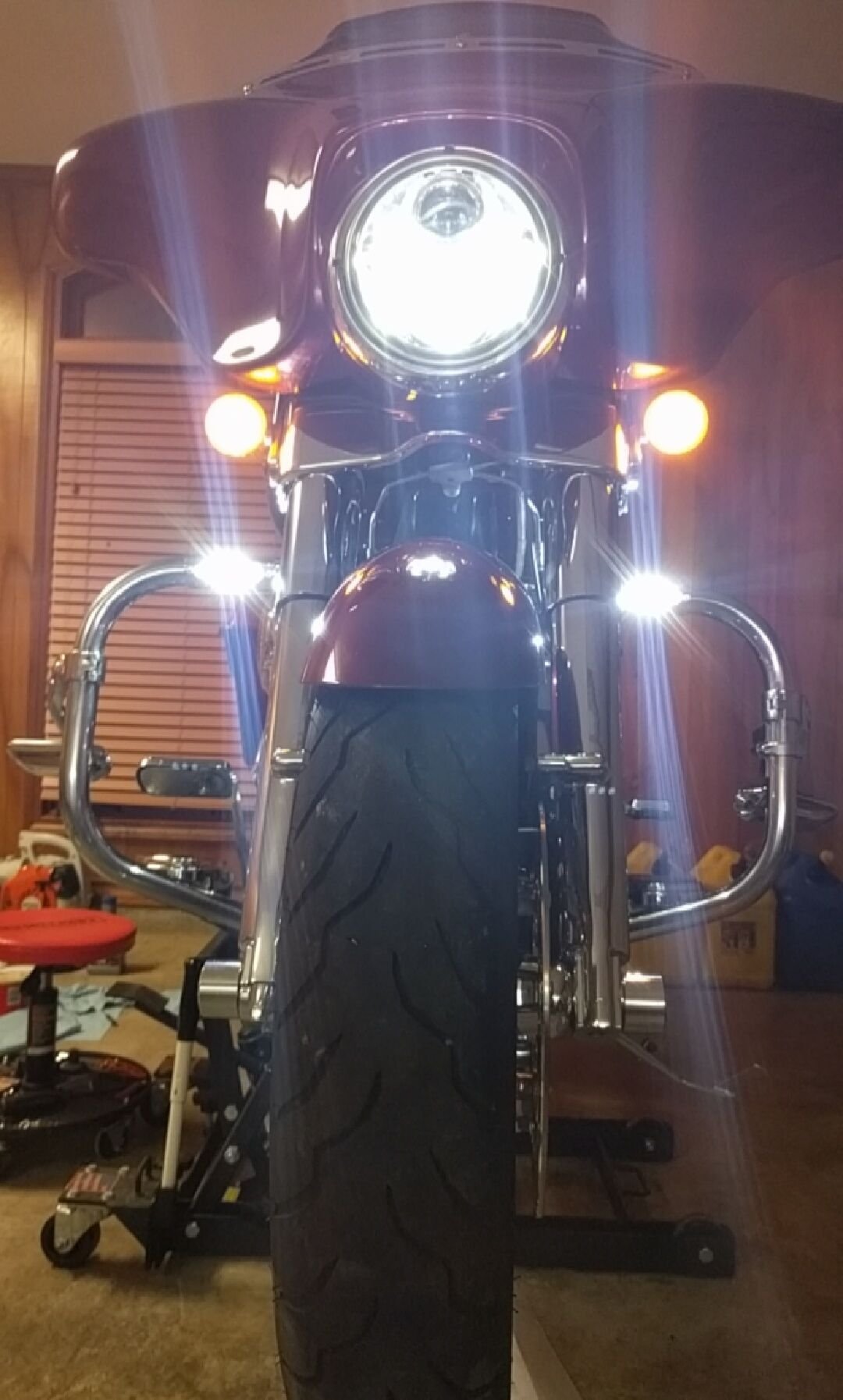 Cirius Engine guard lights Harley Davidson Forums