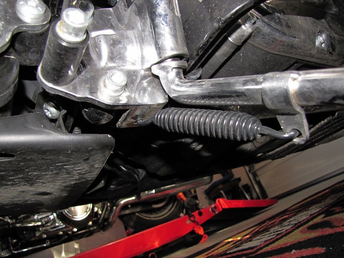 Jiffy Stand Spring Install Harley Davidson Forums