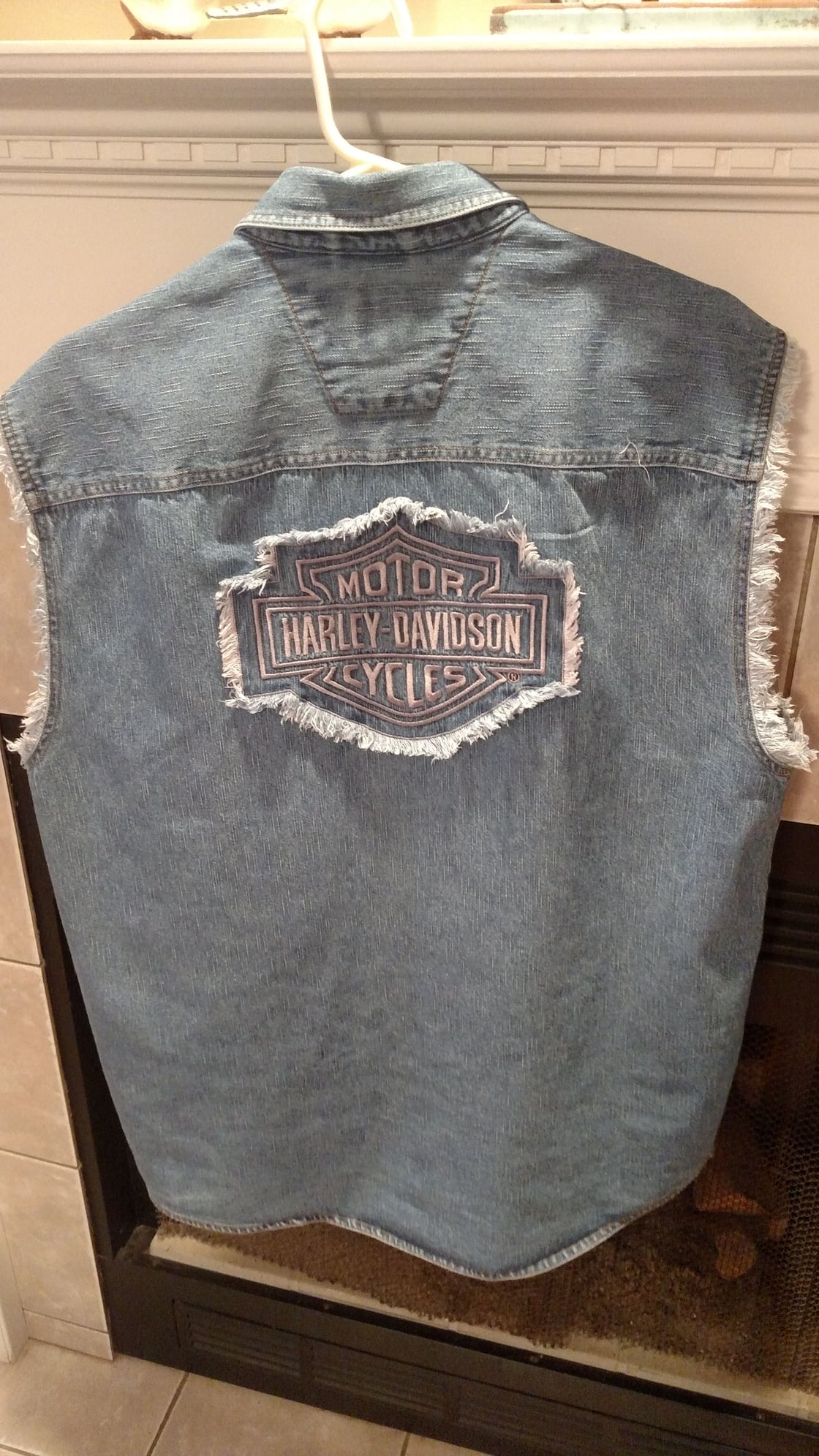 Harley sleeveless denim shirt - Harley Davidson Forums