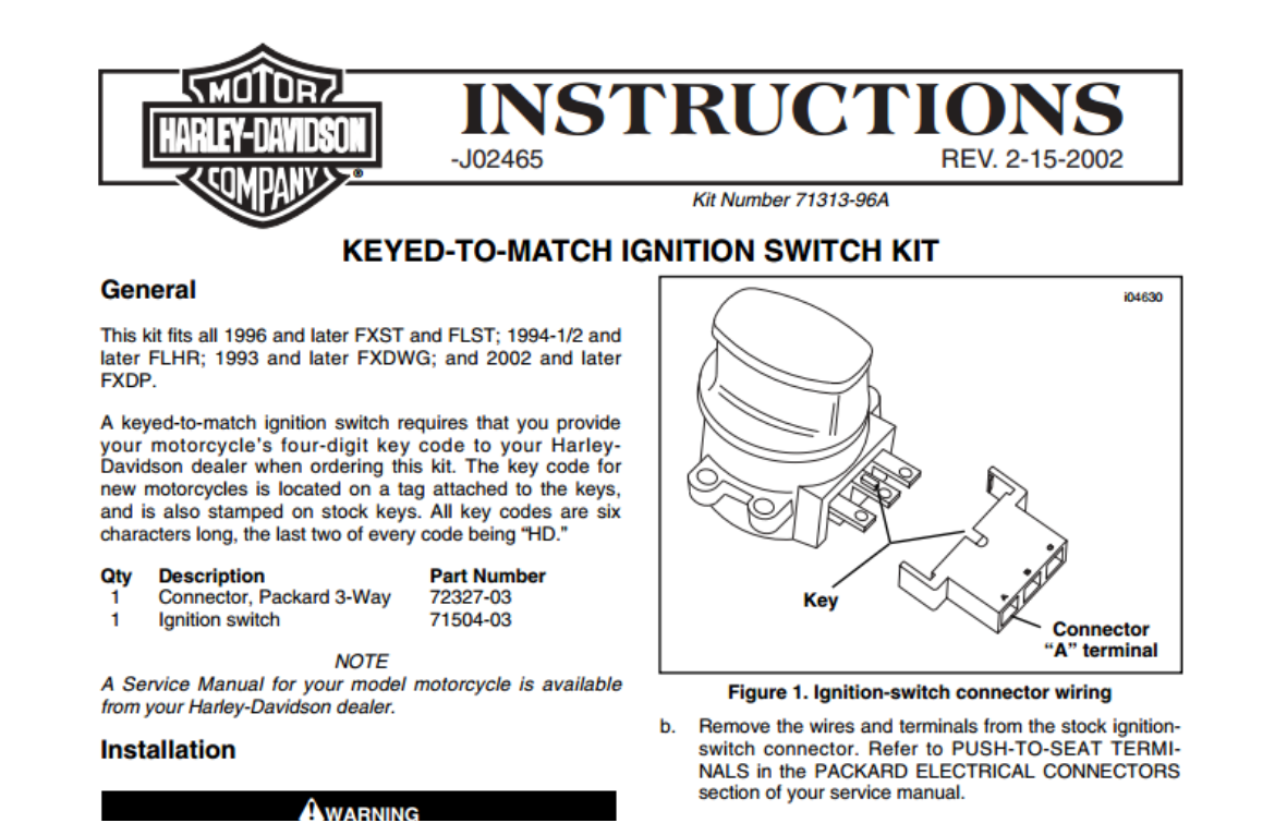 2014 Iron 883 Ignition toggle switch HELP! Page 3 Harley Davidson