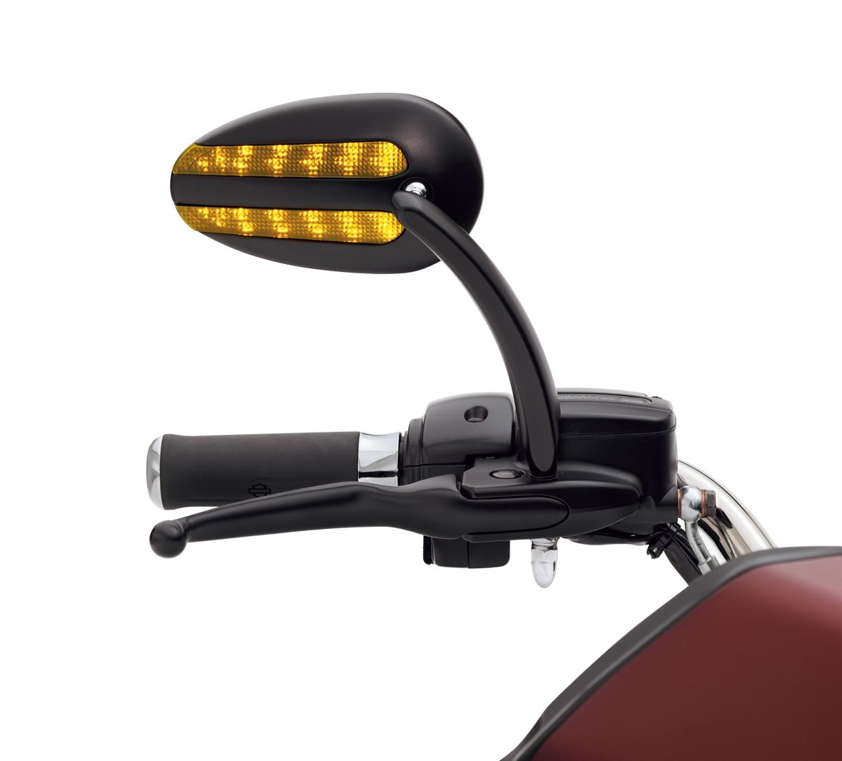 HarleyDavidson Mirrors running lights/turn signals black Harley