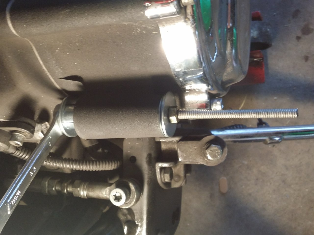 jiggly shift levers, replaced shifter shaft bushings P/N 4264200A