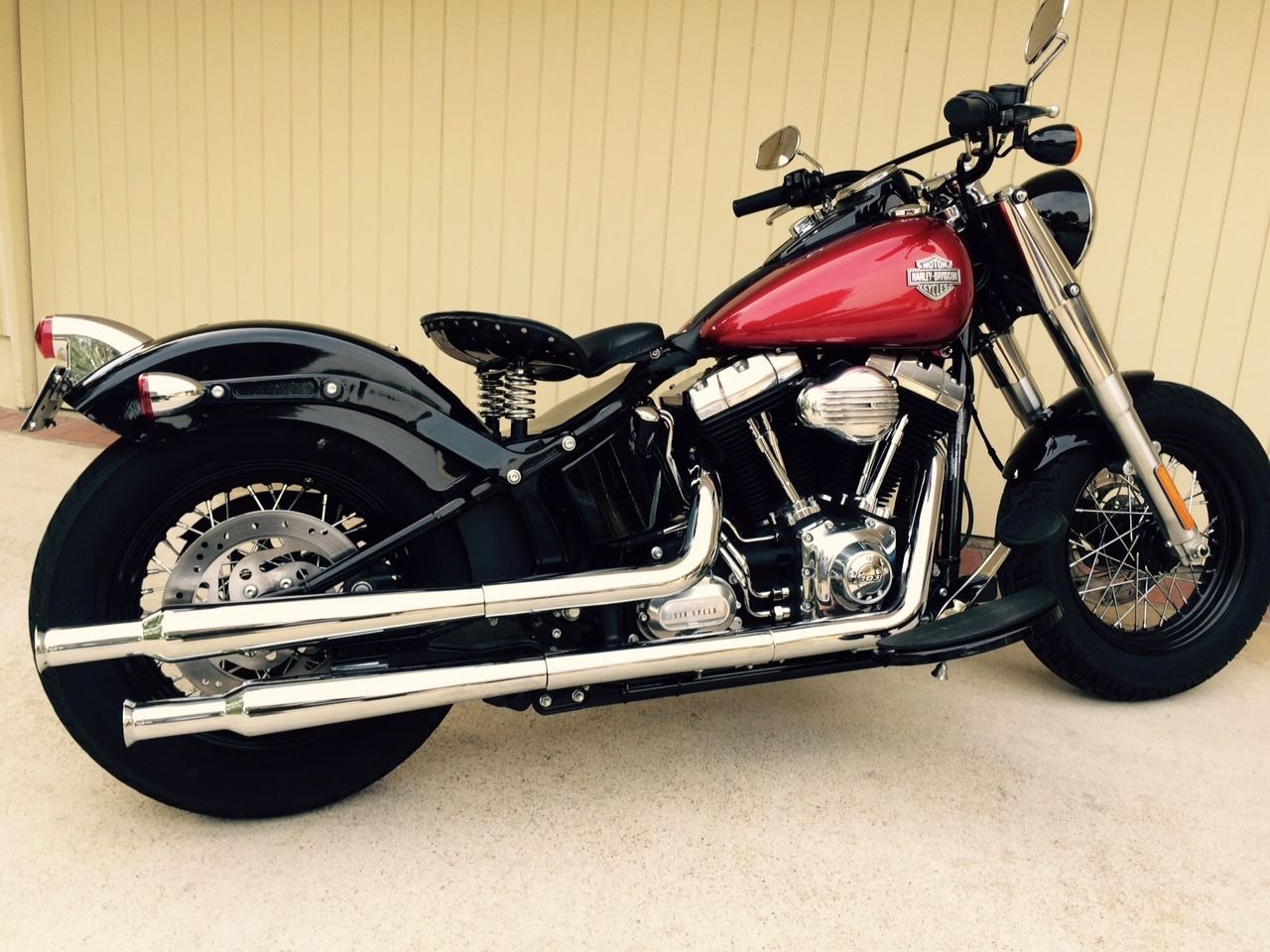 softail slim springer front end