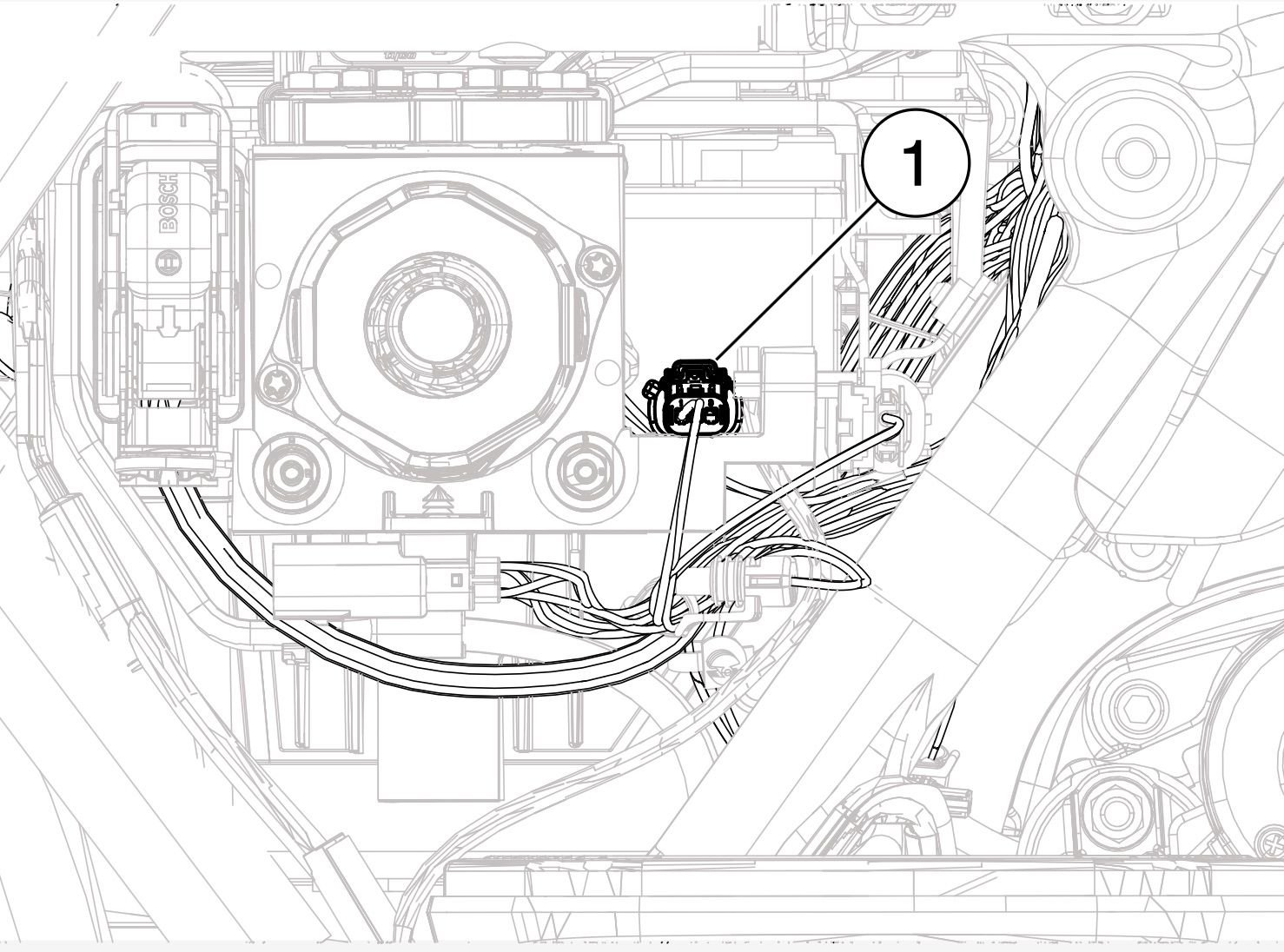 Road King Special accessory power connector location? Harley Davidson