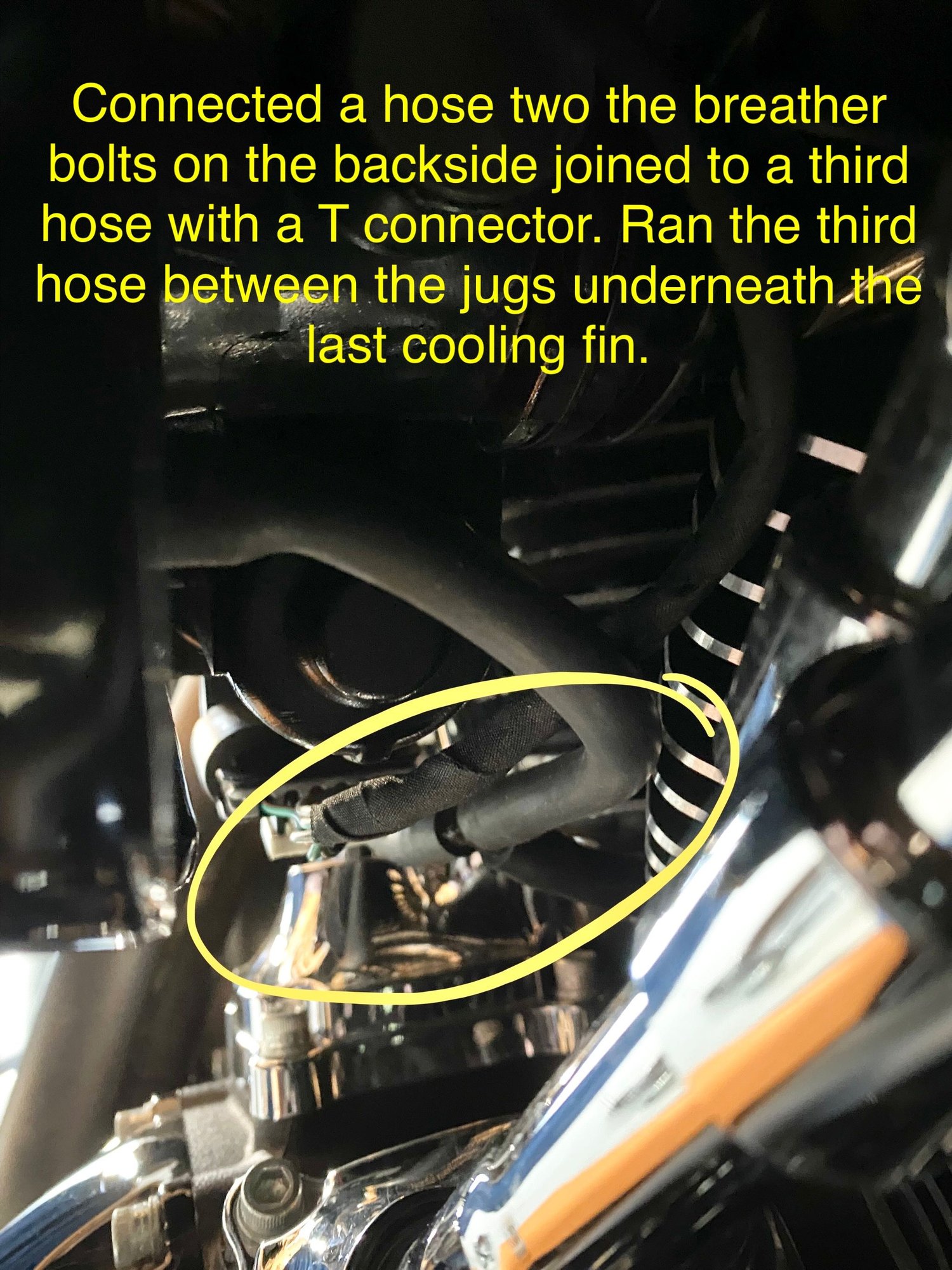 Finally did my breather bypass (pics included) Page 70 Harley