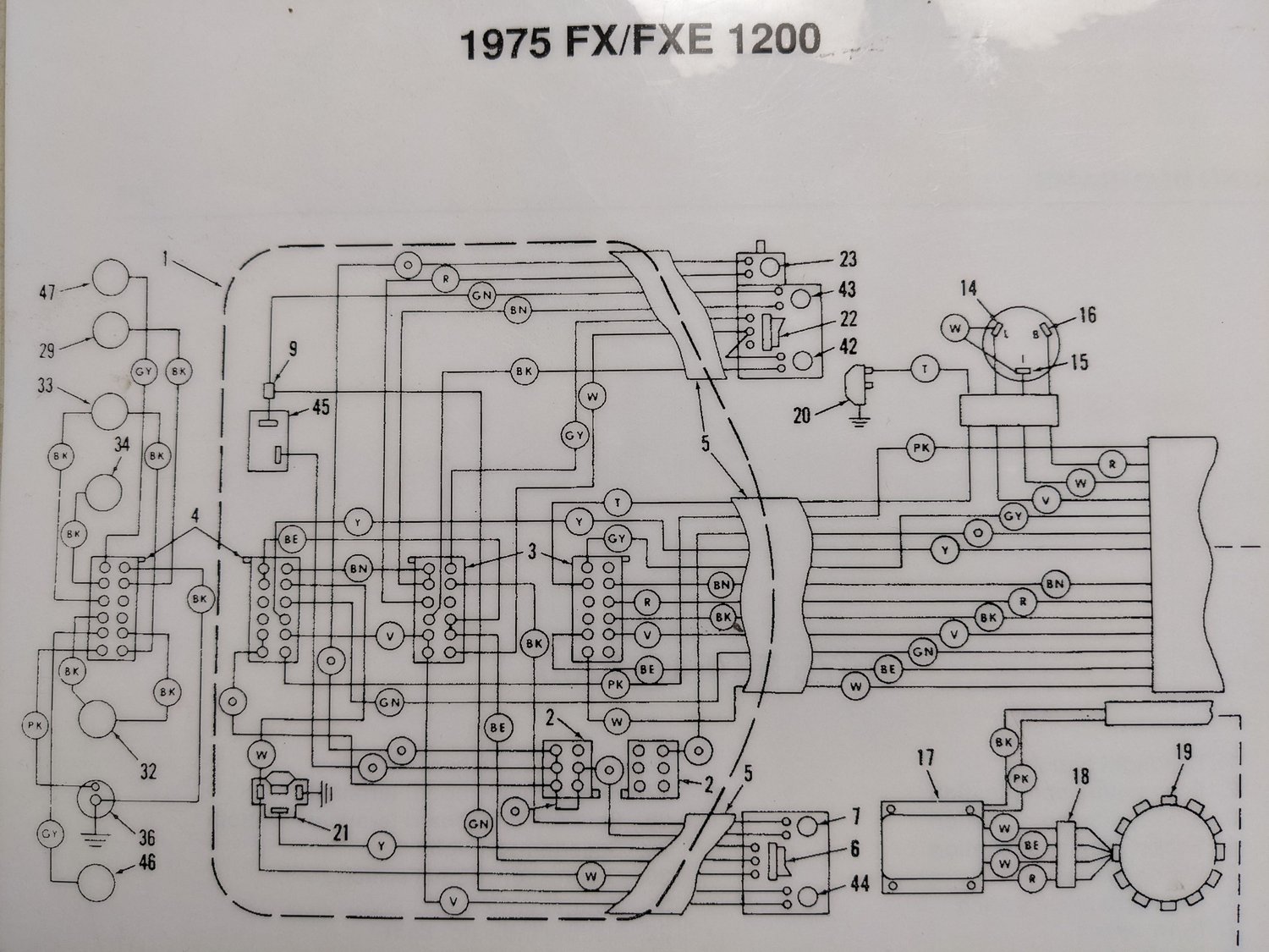 1975 FXE electrical dilemma - Harley Davidson Forums