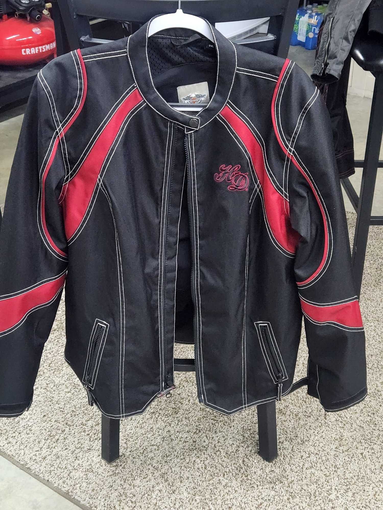 Womans harley riding jacket 2xl Harley Davidson Forums