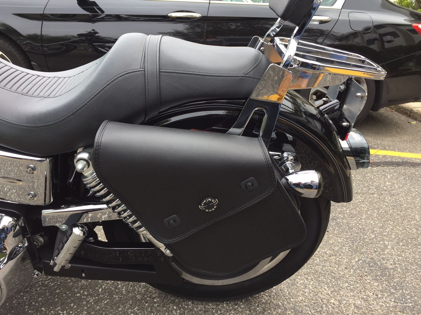 Viking solo bag for best sale harley softail