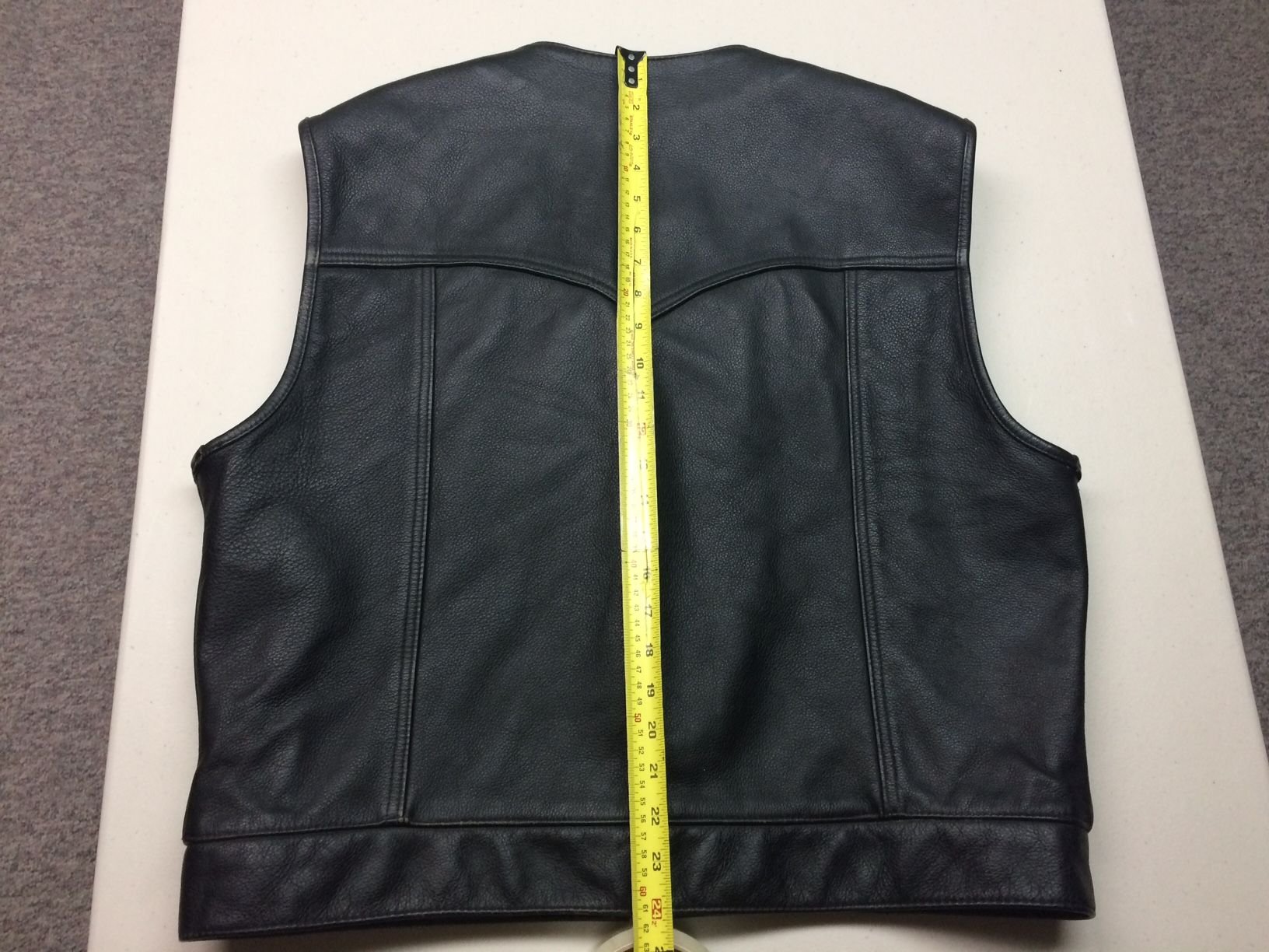 FS Lil Joe's leather jacket, denim vest, HAL vest combo Harley