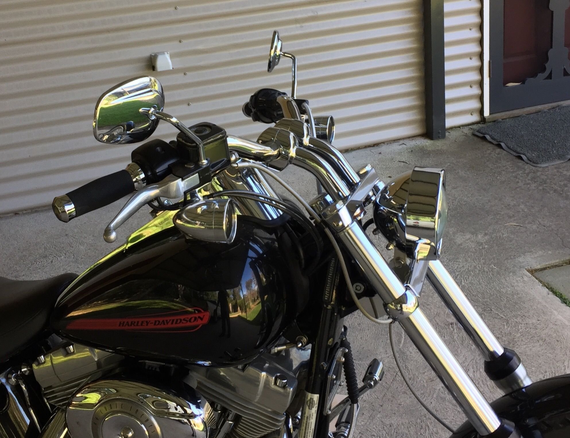 dyna wide glide bars
