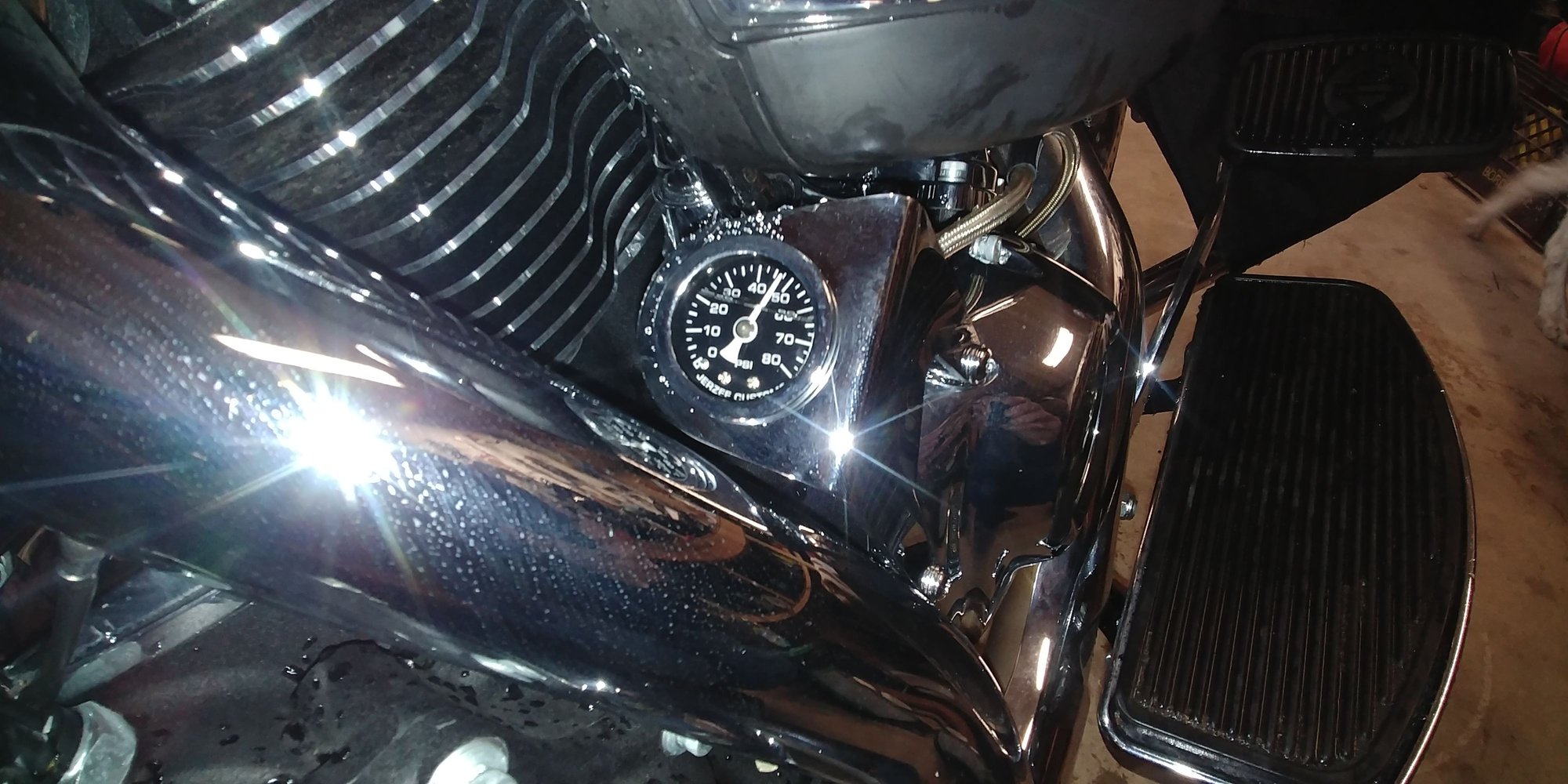 Oil Gauge Harley Davidson Forums