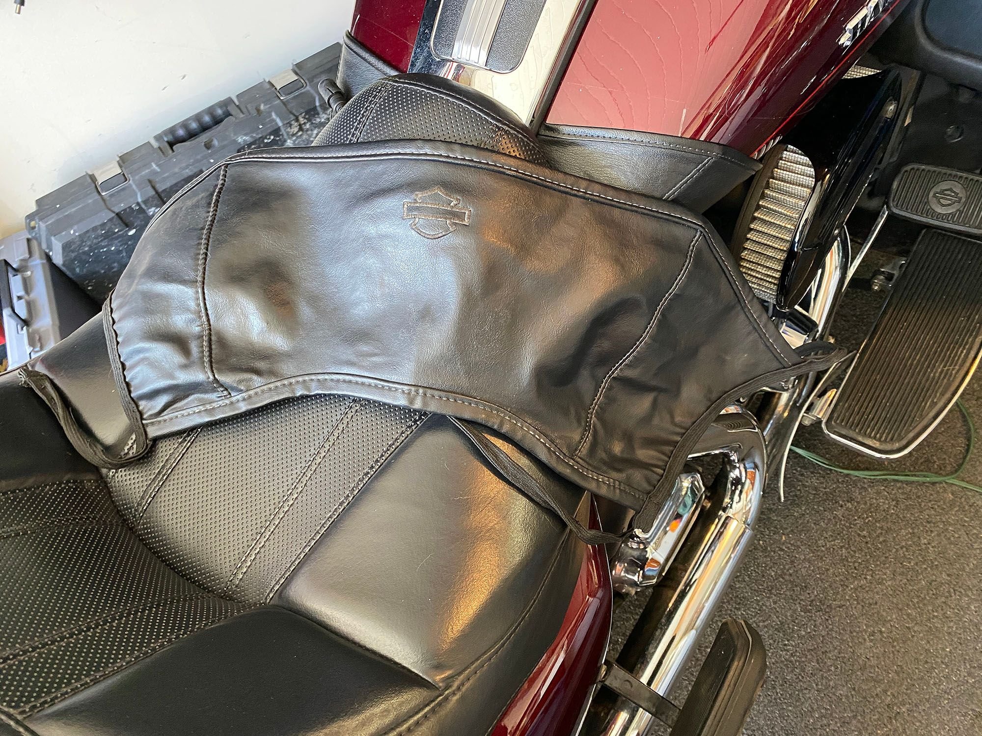 Tank bra used 25.00 shipped in CONUS Harley Davidson Forums