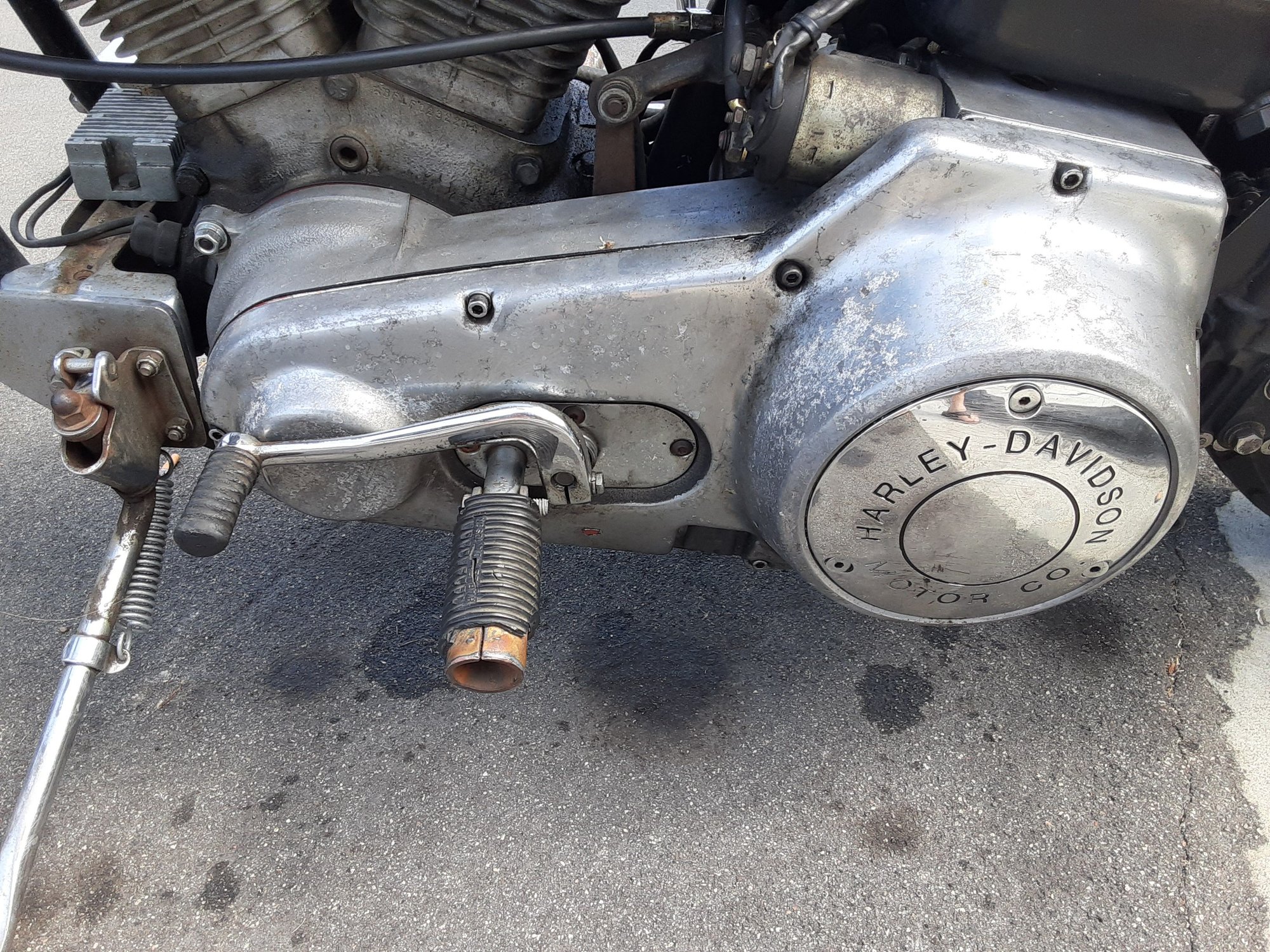 Bike creeping with clutch in. slipping while riding Harley Davidson