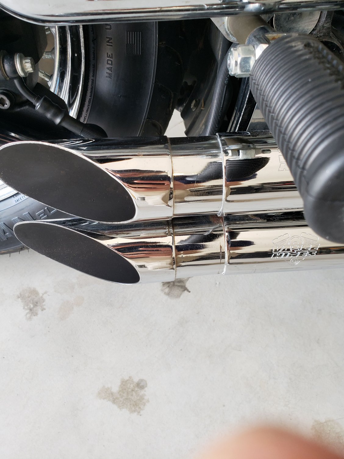 Vance & Hines Baffle Removal/Change on Softail Harley Davidson Forums