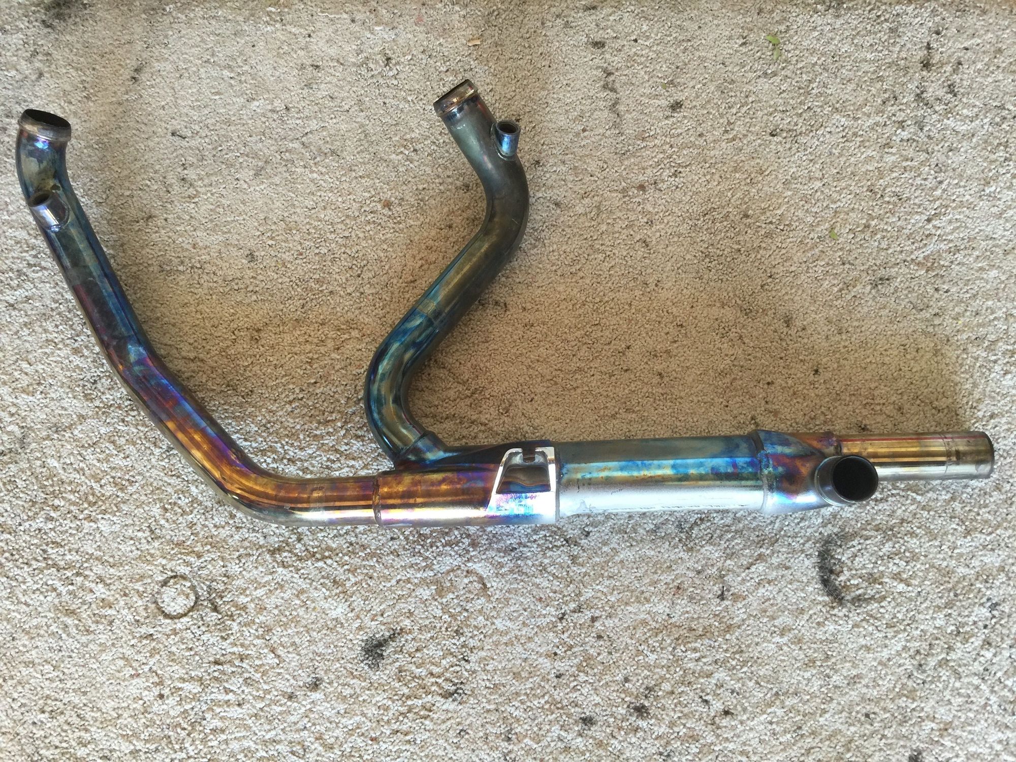 2009 Header Pipe w/ 18mm O2 Bungs and No Cat Harley Davidson Forums